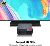 Beelink SER4 Ryzen Mini PC Windows 11 AMD Ryzen 7 4800U(7nm, 8C/16T)up to 4.2GHz, 32GB DDR4 RAM 512GB NVME SSD, 4K@60Hz Triple Display Dual HDMI+Type-C, Support 57W Mini Gaming Computer WiFi 6E BT5.0