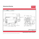 Dayton 31TT22 Mtr,3 Ph,2 HP,1725,208-230/460V,EFF 86.5