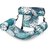 Sloosh Pool Floats Chairs Adult,Inflatable Pool Lounge,Plant Pattern Floating Mat Hammock,Blow up Water Chairs Noodles rafts for Party Summer Water Beach Fun